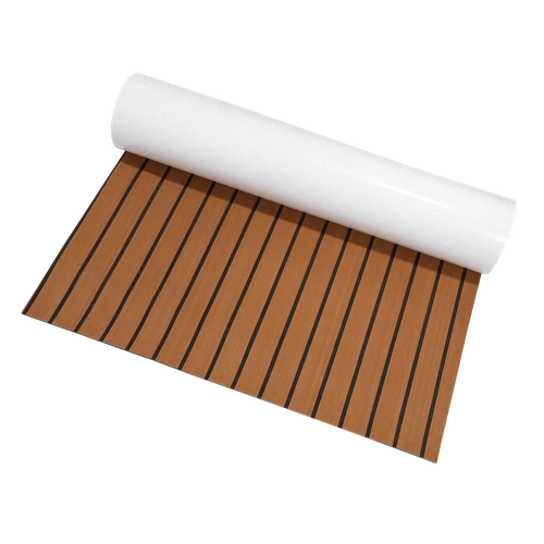 EVA Foam Mat Marine Carpet Yacht Boat Decking Teak Flooring Light Brown 240×90cm - Picture 19 of 22