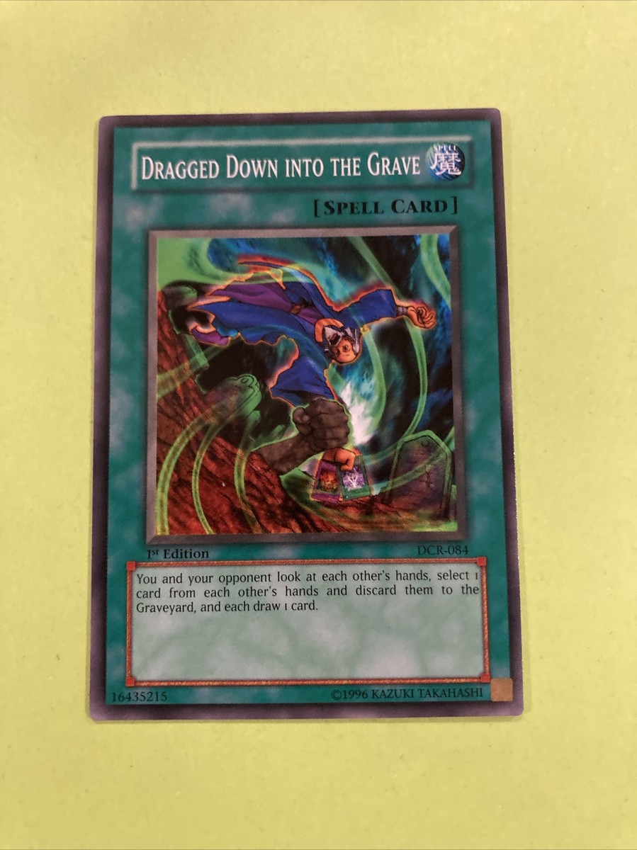 discard 1 card yugioh Yugioh! Card DRAGGED DOWN INTO THE GRAVE 1st Edition - DCR-084