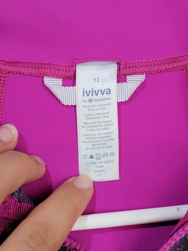 Ivviva By Lululemon Perfect Your Practice Jacket Magenta Pink Luon Size 12 - Picture 5 of 13