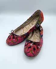 Sam Edelman Felicia Ballet Flats 8 Multicolor Floral Print