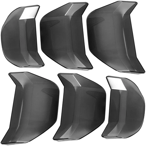 Smoke Black Tail Light Lamp Cover Guard Trim Accessories for Ford Mustang 18-21 - Picture 7 of 10