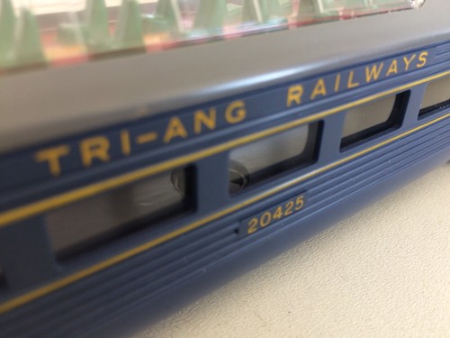 TRIANG TC R132 BLUE VISTA DOME GREY ROOF COACH 20425 1960 transcontinental VGC - Foto 3 di 5