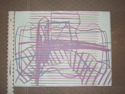 Neue Original Serigrafie--COA--handsigniert & nummeriert--"ohne Titel" Moshe Kupferman