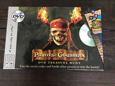 Pirates of the Caribbean DVD Treasure Hunt (2006)-Board Game- Imagination Games