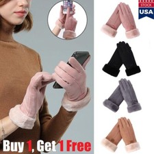 Winter Touch Screen Gloves Ladies Warm Windproof Gloves Girls Christmas Gift USA