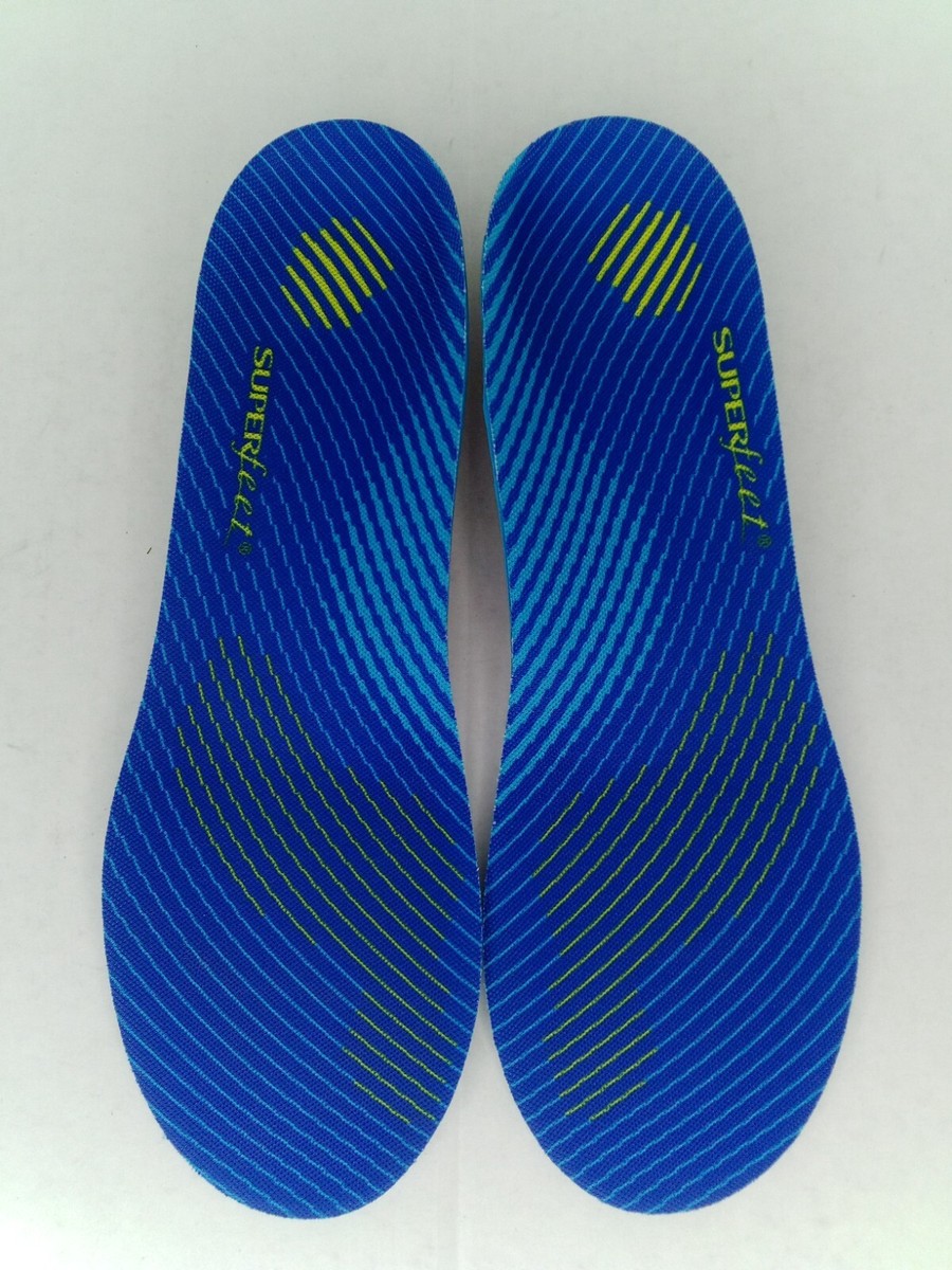 Superfeet Unisex RUN Comfort Thin Insole, Bolt, Women 8.5-10