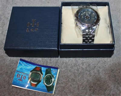 OTS ALL CHROME 3022G WATCH NEVER WORN MIB