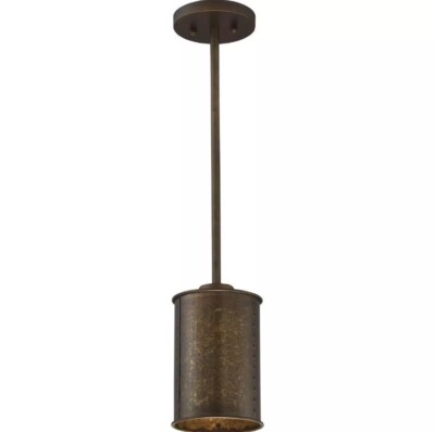 Nuvo Lighting 60/5892 Kettle Mini Pendant Weathered Brass