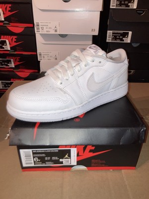 Nike Air Jordan 1 Low Og Neutral Grey Gs Size 6y 7 5w Cz0858 100 Authentic New Ebay