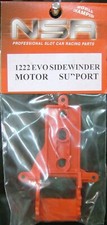 1222 NSR EVO Extra Hard Sidewinder Motor Mount Short Can Red 1:32 Slot Car Part