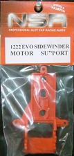 1222 NSR EVO Extra Hard Sidewinder Motor Mount Short Can Red 1:32 Slot Car Part