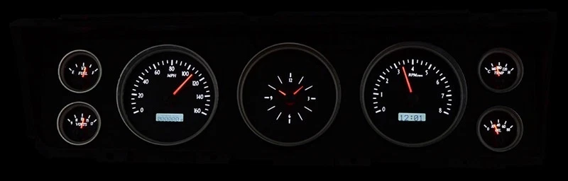 Dakota Digital 1967 Chevy Impala Caprice sistema de calibre analógico VHX-67C-IMP-S-W Foto 2 de 4