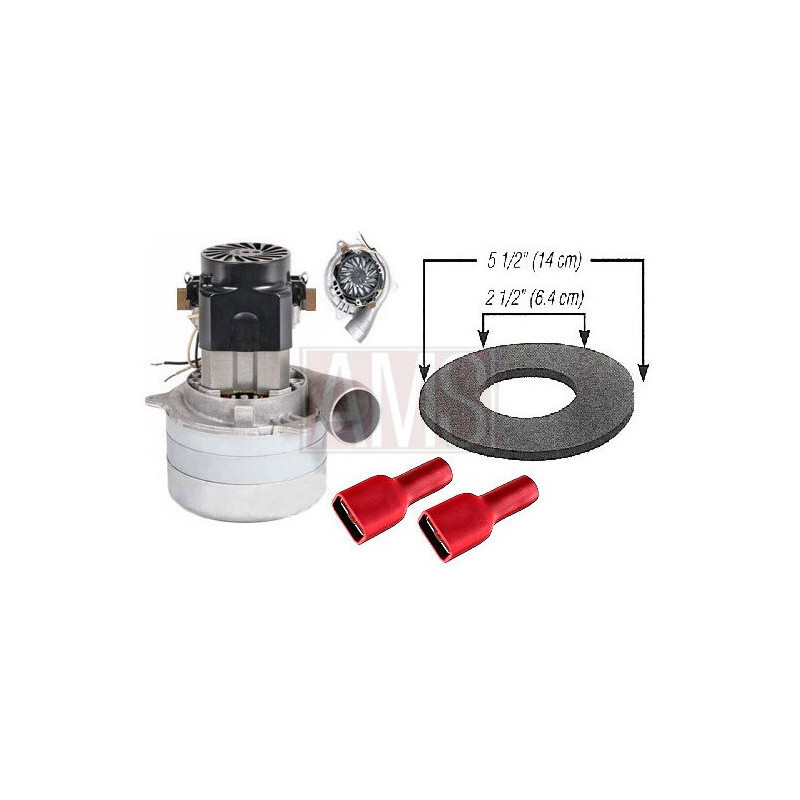 Moteur GC 350 Globalair Ametek anti surchauffe pour aspiration continue