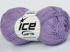 8-Skein Lot Lorena Bamboo Yarn FREE SHIPPING fine summer 8x50g Lilac
