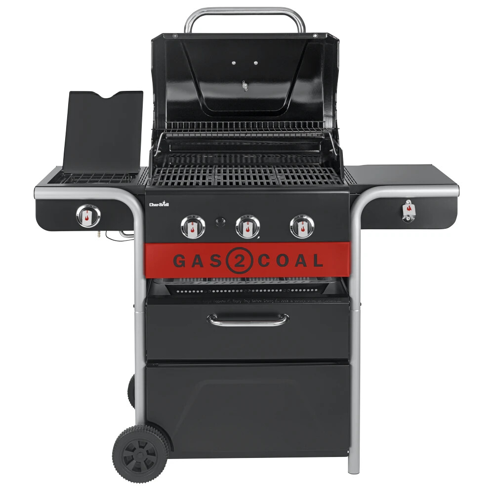 CHAR-BROIL BARBECUE BARBECUE IBRIDO GAS+CARBONE GAS2COAL 2.0 3B OFFERTISSIMA