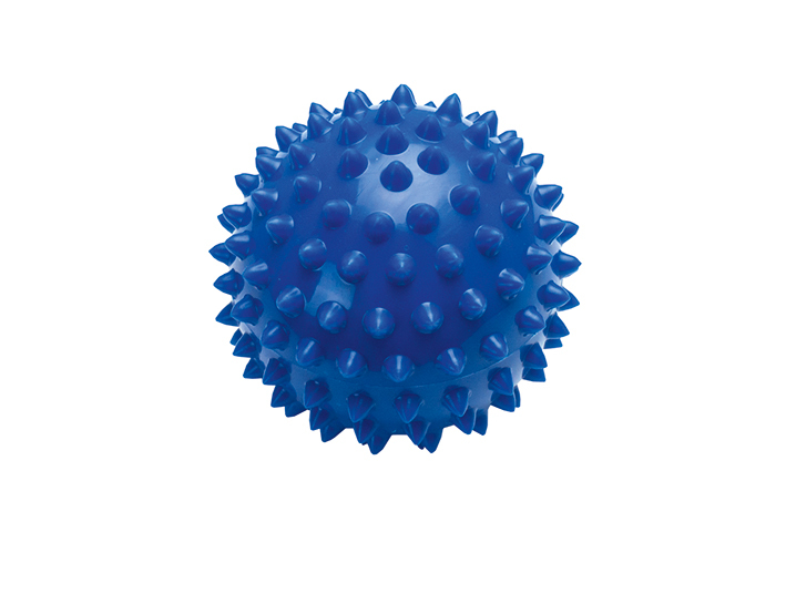 Igelball Igel-Ball Noppenball Massageball mit Ventil, ø 8 cm, BLAU