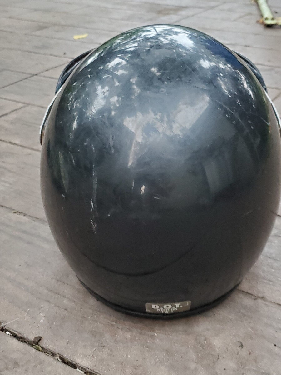 Vintage 70's DOT NORCON TW-1 Black Motorcycle Snowmobile