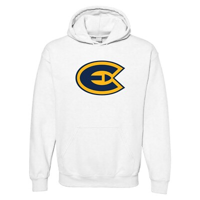 #ad #ad Wisconsin Eau Claire Blugolds Primary Hoodie White $47.99