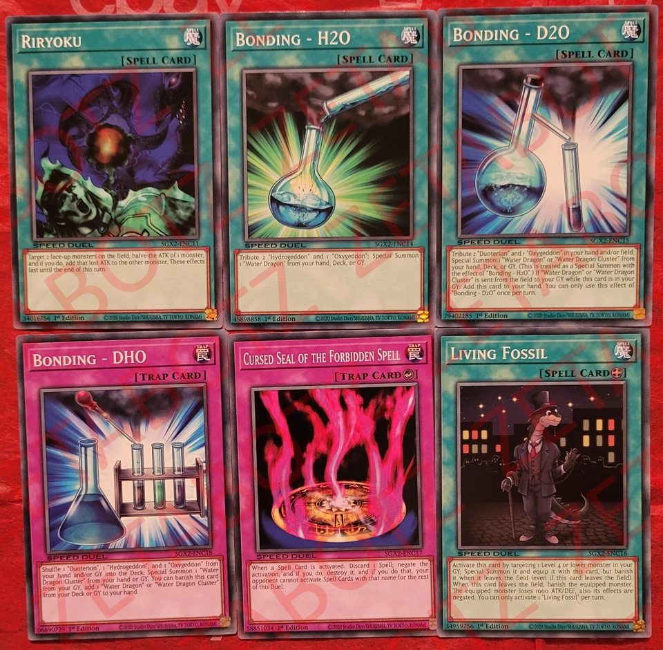 YUGIOH Water Dragon Deck 40 Cards Bastion Misawa Duoterion *Kaiju* - Image 3 of 3