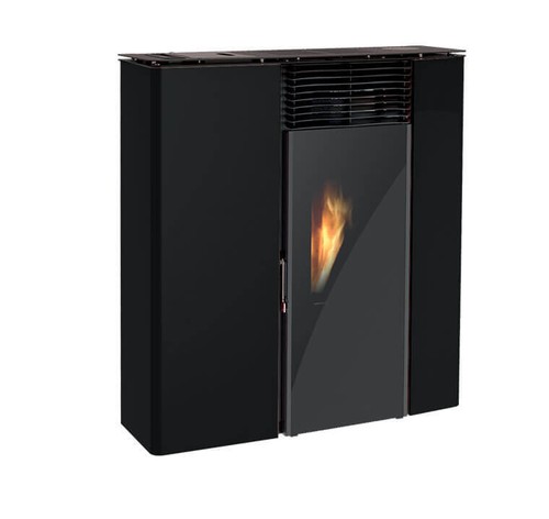 Stufa a pellet LINCAR modello FLAT 502 VENTILATA - invia mail per sconto - Foto 3 di 4