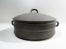 Midcentury DANSK Quistgaard Fluted FLAMESTONE 4 Qt Casserole Danish Modern