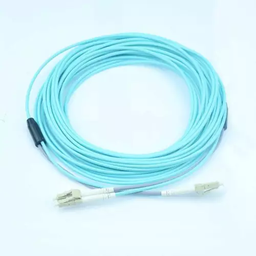 150M 10GB Armored Cable Fiber Patch Cord LC to LC 3.0mm Multi-Mode 50/125 Duplex