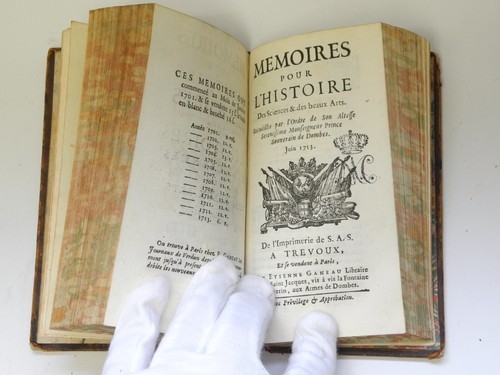 MEMOIRES POUR L'HISTOIRE Des Sciences & des beaux Artes, Avril & Mai & Juin 1713 - Picture 11 of 15