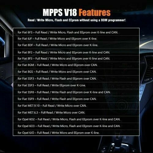 MPPS SMPS V18 para Porsche Renault Saab Seat Skoda coche ECU Tuning Tool Flasher - Imagen 7 de 8