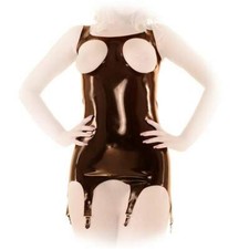 Anita Berg - Heißer Latex Body ouvert mit Strapshaltern in diversen Farben