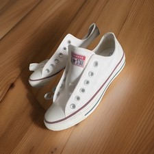 Converse Chuck Taylor All Star Low Top White Sneakers Textile Upper Rubber