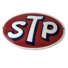 Vintage STP Porcelain Sign - Gas Pump Automotive Sign