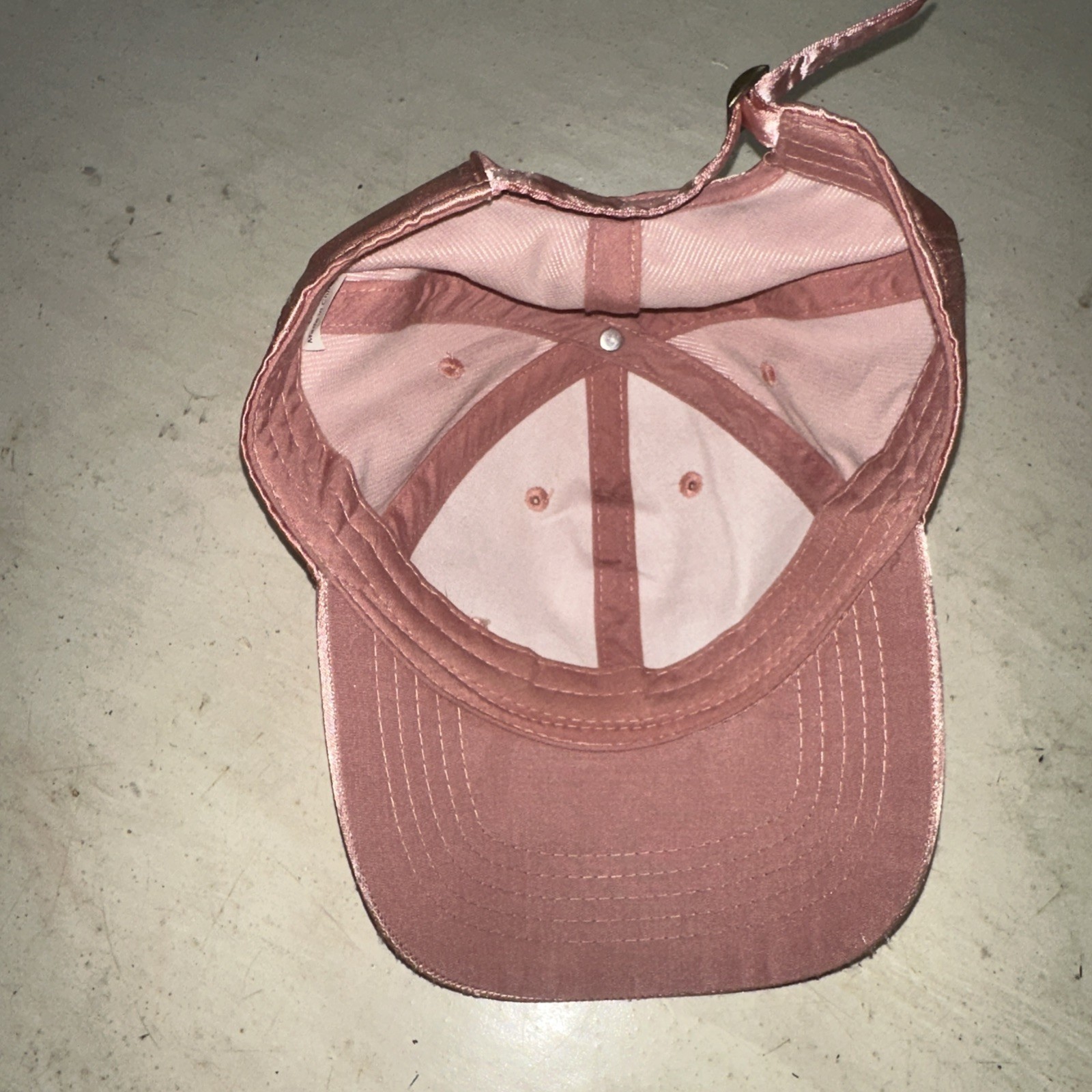 Solid Pink Women's Adjustable Strap Baseball Hat … - image 9