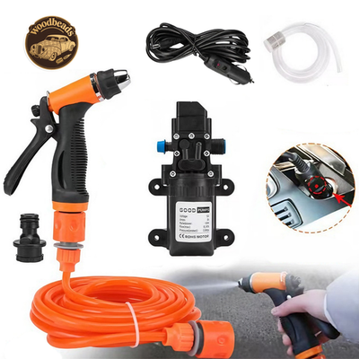 #ad #ad 160PSI 12V Portable Electric Car Washer Pump Kit High Pressure Cleaner Sprayer $25.99