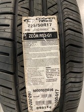 1 New 225 50 17 Cooper Zeon Rs3-g1 Extra Load All Season Tire