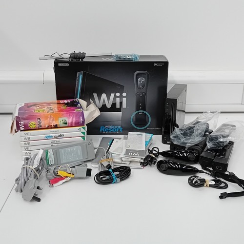 Console Nintendo Wii Noire Avec Câbles - Bon état De Fonctionnement
