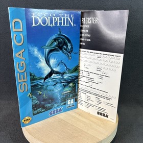 SEGA CD - Ecco the Dolphin - Complete/CIB - Refurbished, Very Good, Read
