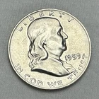 1959 D FRANKLIN HALF DOLLAR 90% SILVER BU