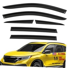 Extra Durable Window Deflectors Tape-On Window Visors Rain For Honda CR-V 17-22