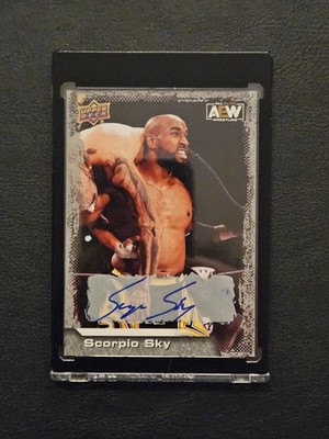 2022 Upper Deck AEW Scorpio Sky Auto WWE