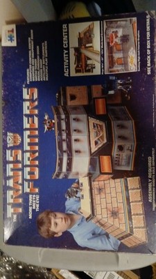 Vtg G1 Transformers 1985 Warren G1 Activity Center Playset Cardboard (No Manual)