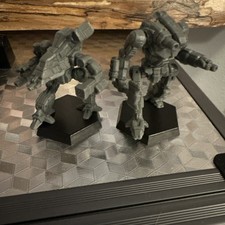 Battletech Axman and Bushwacker Miniatures CG...