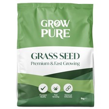 Grass Seed (1kg Covers up to 60 sqm) Fast Growing Grass Seed for Quick Lawn 21.18 per kilo