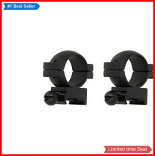 High Scope Rings 1 Inch Black Matte Mounting Hardware Included