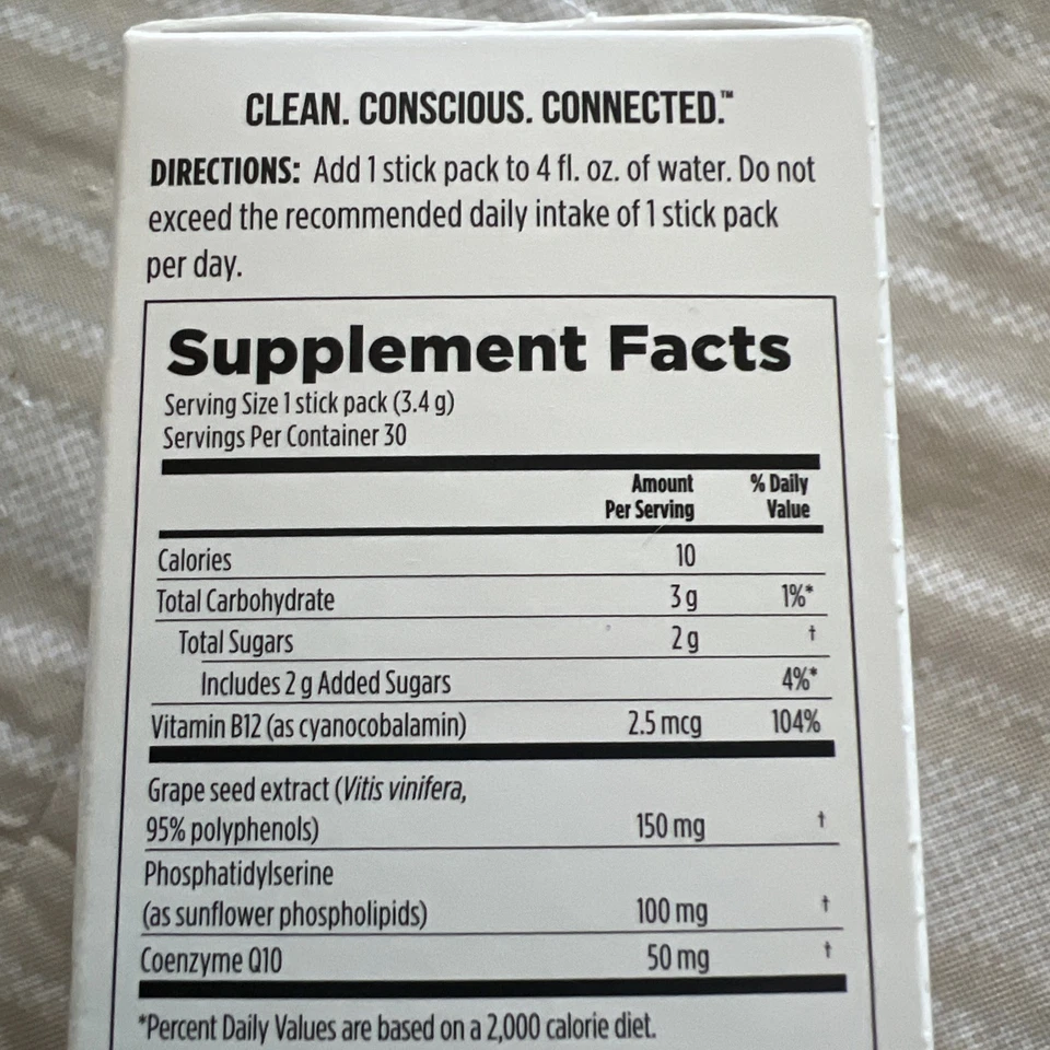 Arbonne Mind Health Focus Super Powder Cherry Lime Flavor, 30-Pack - Image 3 of 3