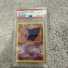 1999 POKEMON FOSSIL 1ST EDITION #20 GENGAR PSA 6