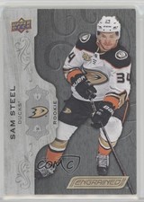 2018-19 Upper Deck Engrained Rookies Black 30/49 Sam Steel #57 m7l
