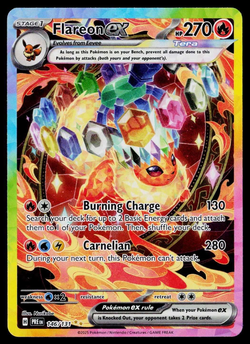SV: Prismatic Evolutions #146/131 Flareon ex