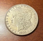 1885 Morgan Silver Dollar $1 No Mint Mark Philadelphia 90% Silver Estate Find
