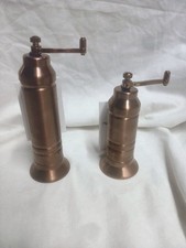 Hearth Hand/Magnolia Salt Pepper Copper Grinders NEW Crank Handle Included