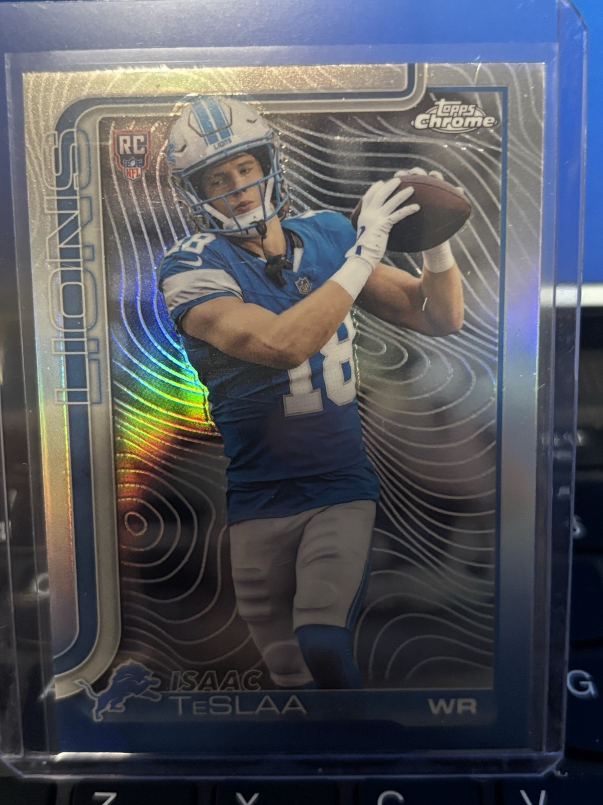 2025 Topps Chrome Isaac Teslaa #320 Etch Refractor SSP